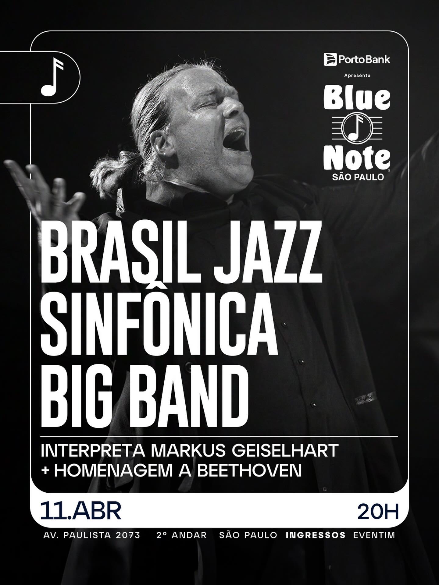 Mehr über den Artikel erfahren Big Band da Brasil Jazz Sinfônica plays the Music of Markus Geiselhart